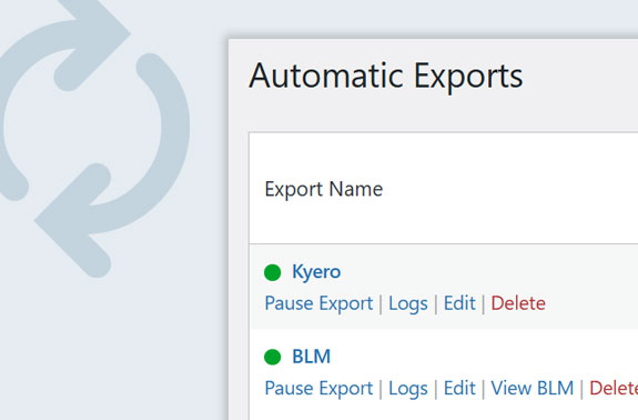 Multiple automated exports from Houzez