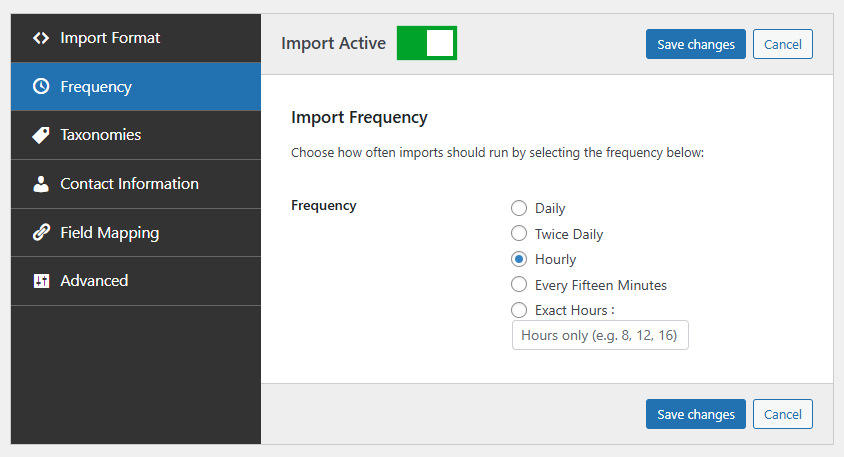 Change Houzez Property Feed Import Frequency