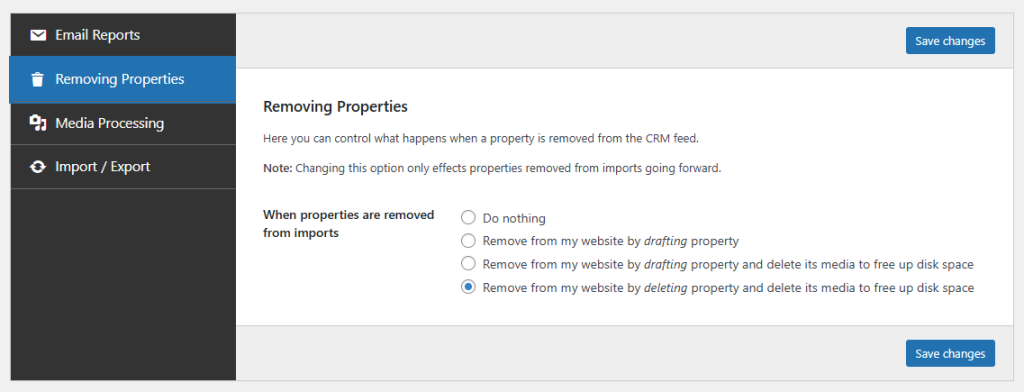 Delete properties when removed from Houzez property imports
