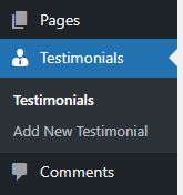 Houzez Testimonials Menu