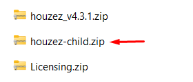 Houzez Child Theme Zip